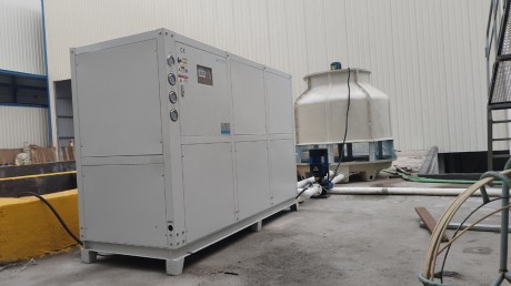 攪拌站冷水機(jī)安裝工程案例
